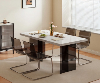 Modern Dining Table And Chairs-ID:360274083