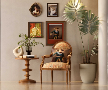 American Style Lounge Chair-ID:457570622