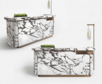Modern Reception Desk-ID:526115893