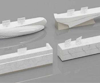 Modern Reception Desk-ID:376998903