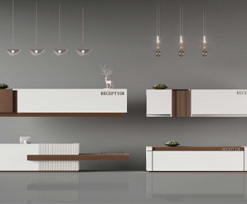 Modern Reception Desk-ID:392487054