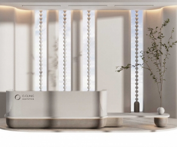 Modern Reception Desk-ID:970396041