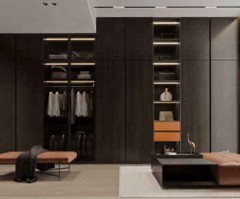 Modern Clothes Storage Area-ID:644627096