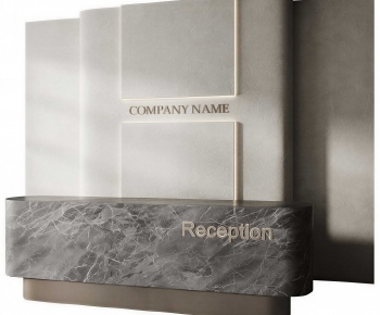 Modern Reception Desk-ID:905256037