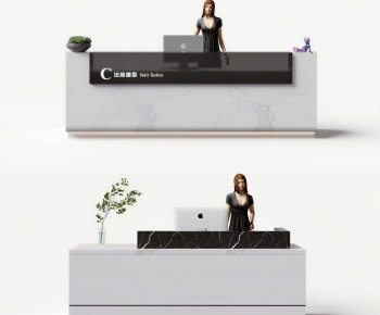 Modern Reception Desk-ID:185338973