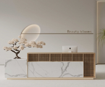 Modern Reception Desk-ID:491471058