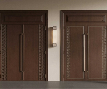 New Chinese Style Double Door-ID:710160975