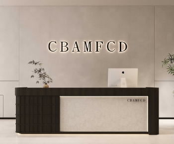 Modern Reception Desk-ID:144371037