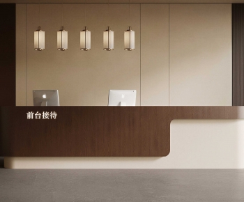 Modern Reception Desk-ID:700407039