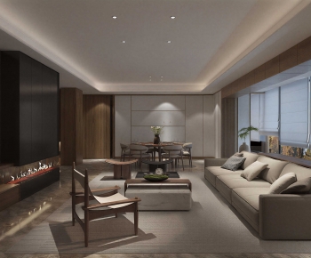 Modern A Living Room-ID:868609065