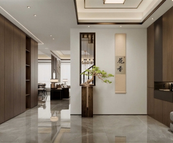 New Chinese Style Hallway-ID:105290893