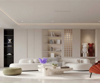 Modern A Living Room-ID:672265057