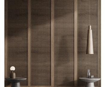 Wabi-sabi Style TV Wall-ID:727849968