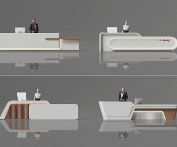 Modern Reception Desk-ID:347457899