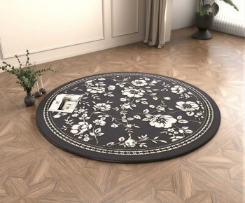 French Style Circular Carpet-ID:569065096