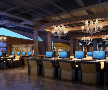 Industrial Style Internet Cafe-ID:141229656