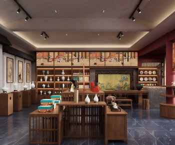 New Chinese Style Exhibition Hall-ID:232429594