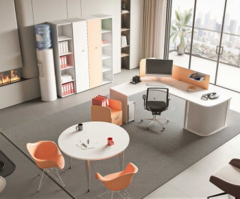 Modern Office Desk And Chair-ID:815834057