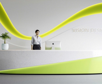 Modern Reception Desk-ID:892149932