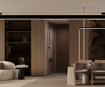 Modern A Living Room-ID:502299073