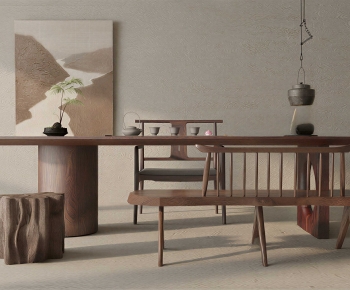New Chinese Style Tea Tables And Chairs-ID:463545089