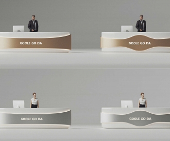 Modern Reception Desk-ID:659084086