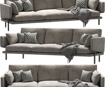 Modern Three-seat Sofa-ID:590567115