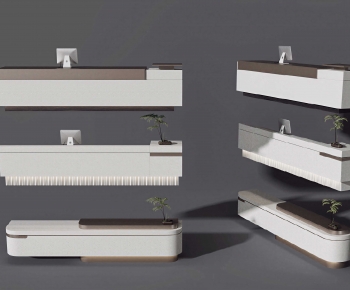 Modern Reception Desk-ID:541865116