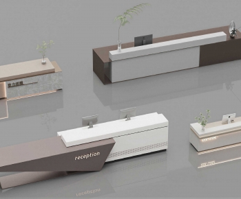Modern Reception Desk-ID:543000945