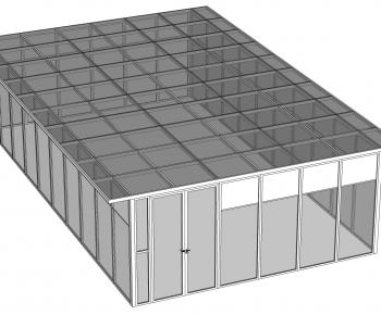 Modern Glass Sunshine Room-ID:736890081