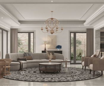 Modern A Living Room-ID:523650888