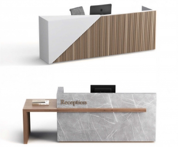Modern Reception Desk-ID:447432048