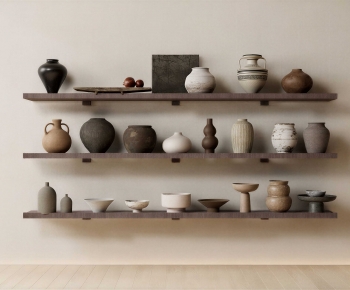 Wabi-sabi Style Clay Pot-ID:758276942