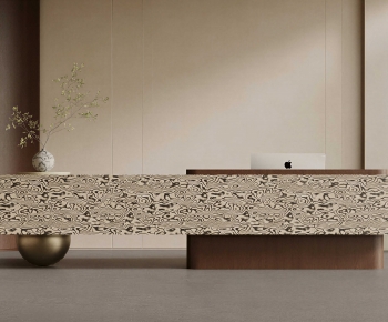 Modern Reception Desk-ID:490942966