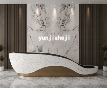 Modern Reception Desk-ID:870326049