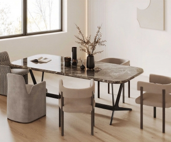 Modern Dining Table And Chairs-ID:887233978