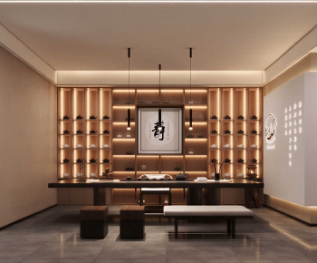 New Chinese Style Tea House-ID:398144962