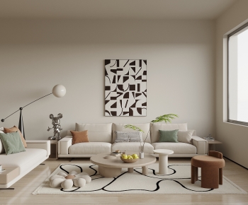 Modern A Living Room-ID:778975011