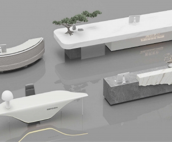 Modern Reception Desk-ID:937340971