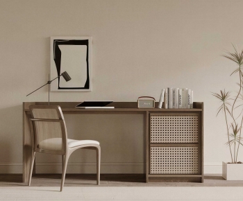 Modern Computer Desk And Chair-ID:261800052