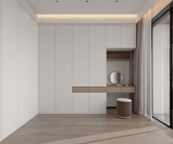 Modern Clothes Storage Area-ID:966027984