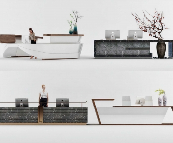 Modern Reception Desk-ID:988059049