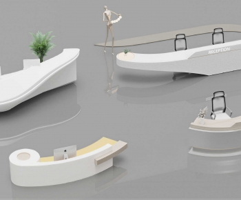 Modern Reception Desk-ID:765583049