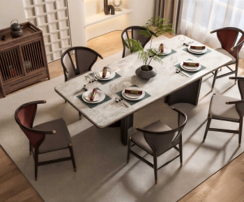 Modern Dining Table And Chairs-ID:594583033