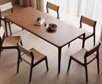 Modern Dining Table And Chairs-ID:674804931