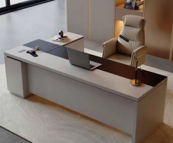 Modern Office Desk And Chair-ID:102200573