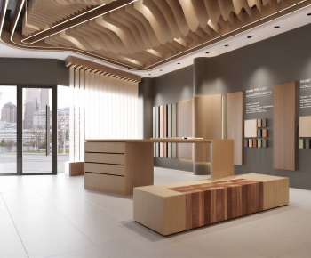 Modern Exhibition Hall-ID:444946057