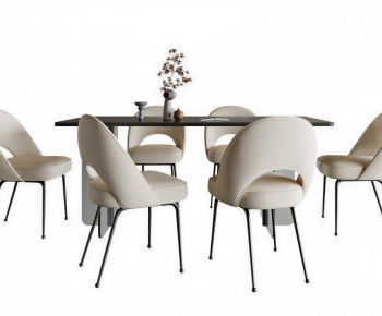 Modern Dining Table And Chairs-ID:818209892