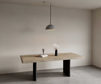 Wabi-sabi Style Dining Table-ID:614892965