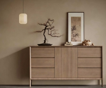 New Chinese Style Side Cabinet-ID:734718083